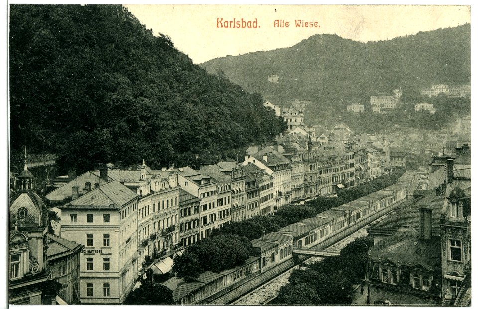 09841-Karlsbad-1908-Alte Wiese-Brück & Sohn Kunstverlag