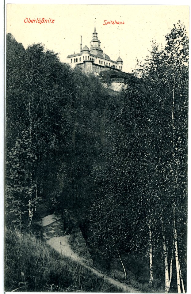 10928-Radebeul-1909-Spitzhaus-Brück & Sohn Kunstverlag