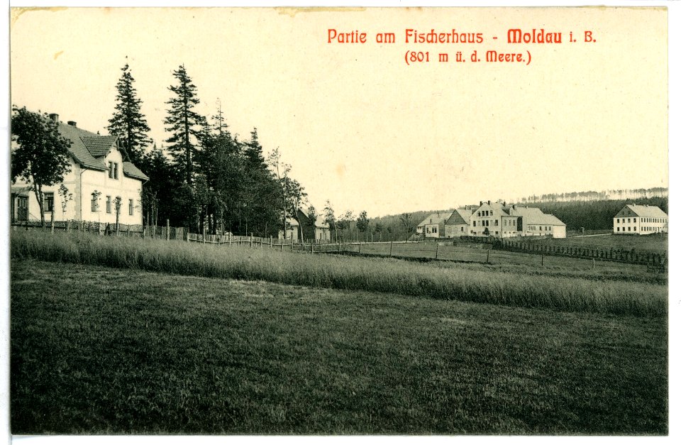10526-Moldau-1908-Fischerhaus-Brück & Sohn Kunstverlag