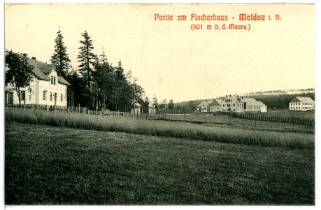 10526-Moldau-1908-Fischerhaus-Brück & Sohn Kunstverlag