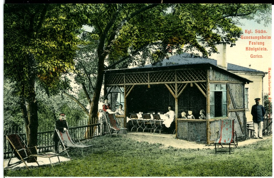 10167-Königstein-1908-Genesungsheim - Garten-Brück & Sohn Kunstverlag