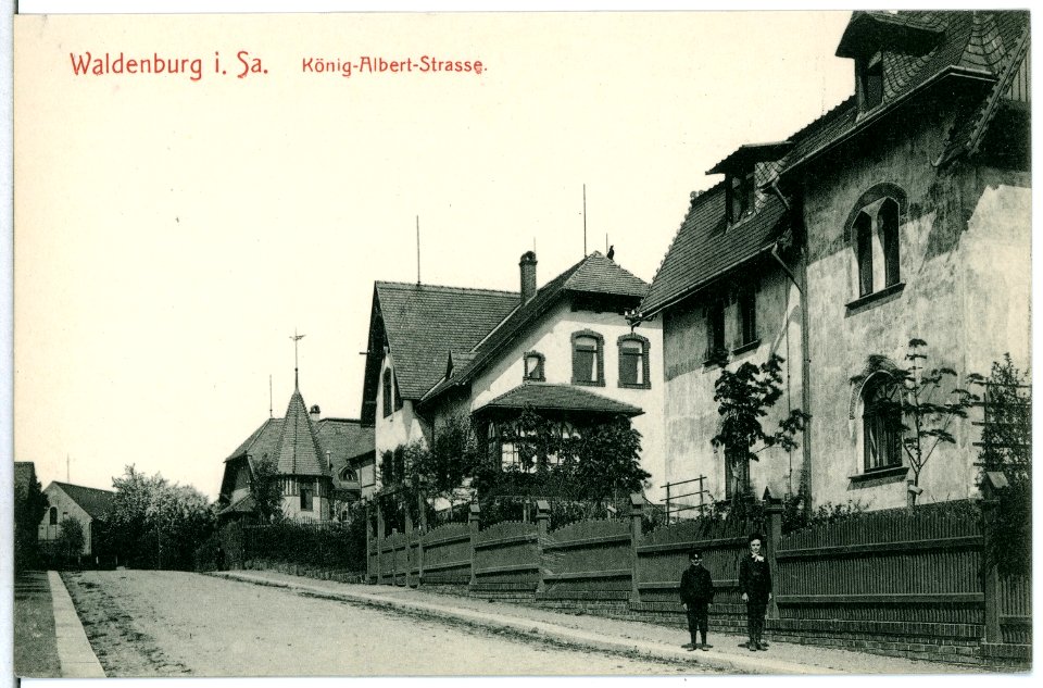 11140-Waldenburg-1910-König-Albert-Straße-Brück & Sohn Kunstverlag
