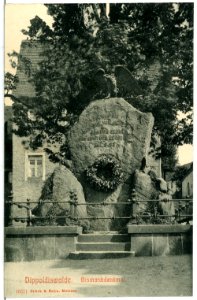 10511-Dippoldiswalde-1908-Bismarck - Denkmal-Brück & Sohn Kunstverlag