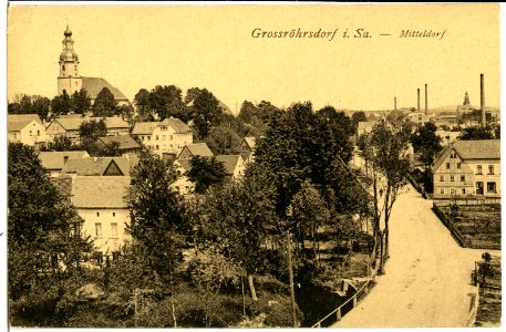 10832-Großröhrsdorf-1909-Mitteldorf-Brück & Sohn Kunstverlag