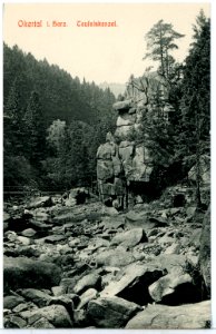 09800-Okertal-1908-Teufelskanzel-Brück & Sohn Kunstverlag