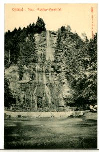 09789-Okertal-1908-Romker Wasserfall-Brück & Sohn Kunstverlag
