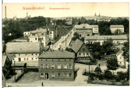 10834-Großröhrsdorf-1909-Großmannstraße-Brück & Sohn Kunstverlag
