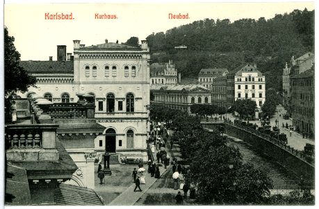 10627-Karlsbad-1909-Kurhaus - Neubad-Brück & Sohn Kunstverlag