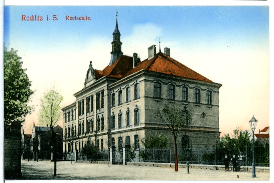 10741-Rochlitz-1909-Realschule-Brück & Sohn Kunstverlag