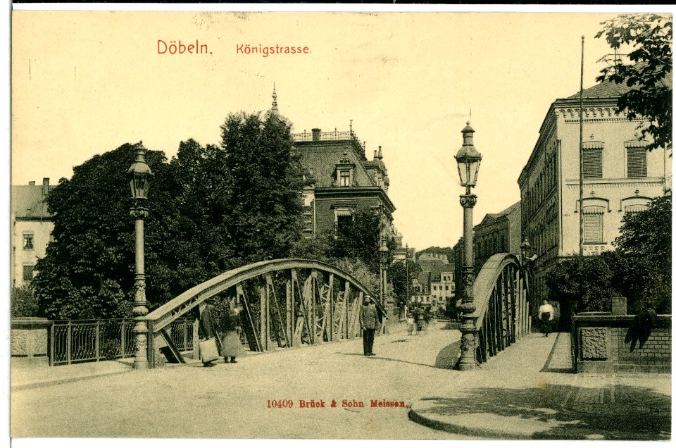 10409-Döbeln-1908-Königstraße-Brück & Sohn Kunstverlag