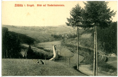 10999-Zöblitz-1909-Blick auf Niederlauterstein-Brück & Sohn Kunstverlag