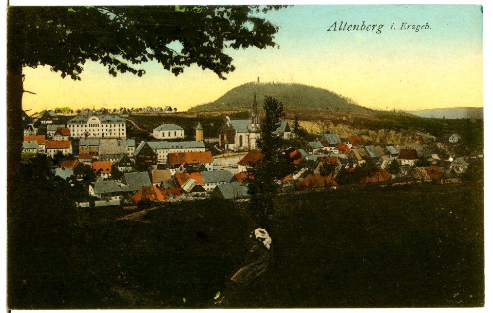 11137-Altenberg-1910-Blick auf Altenberg-Brück & Sohn Kunstverlag