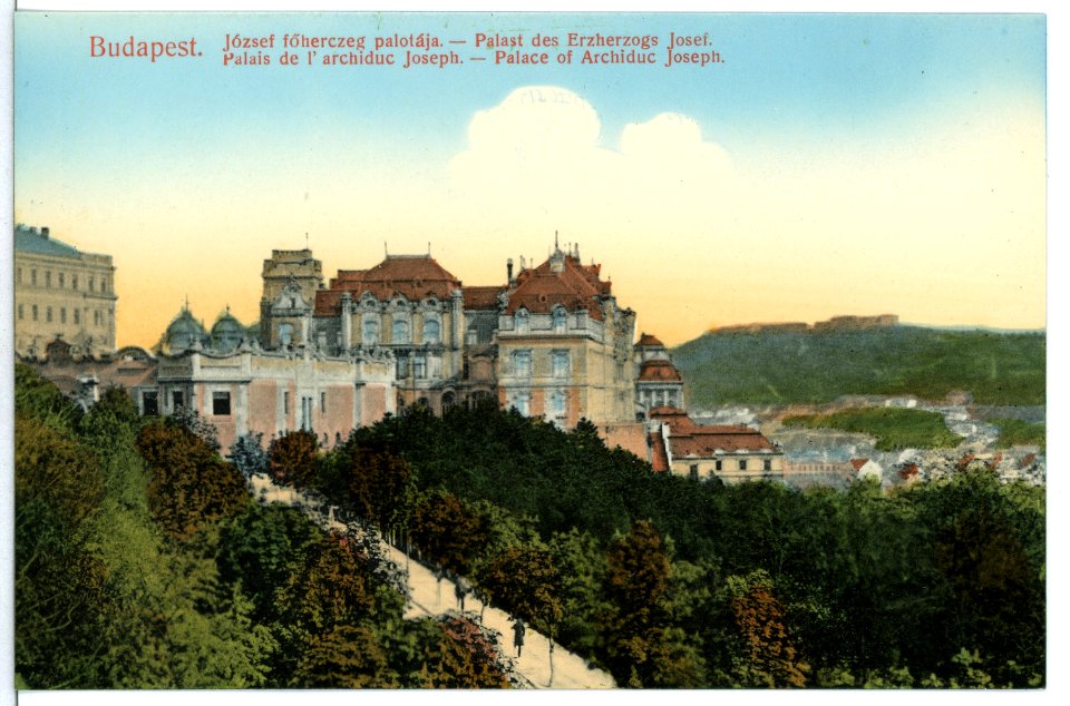 10938-Budapest-1909-Palais des Erzherzogs Josef-Brück & Sohn Kunstverlag