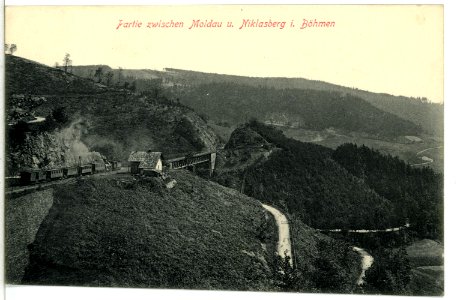 10529-Moldau-1908-Zwischen Moldau und Niklasberg-Brück & Sohn Kunstverlag