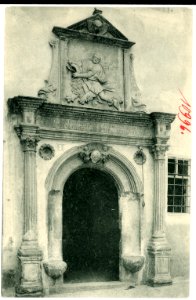 10996-Meißen-1909-Portal am Bahrmannschen Brauhaus-Brück & Sohn Kunstverlag