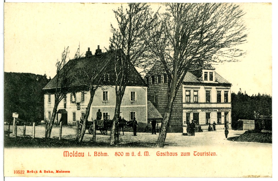 10522-Moldau-1908-Gasthaus zum Touristen-Brück & Sohn Kunstverlag