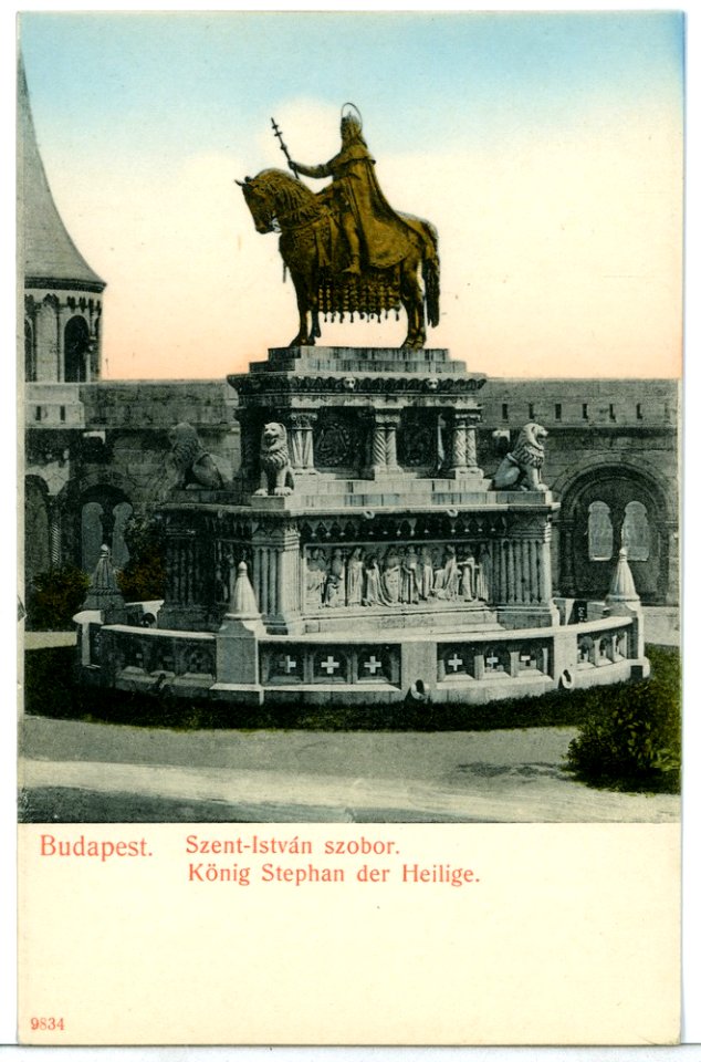 09834-Budapest-1908-König Stephan der Heilige-Brück & Sohn Kunstverlag