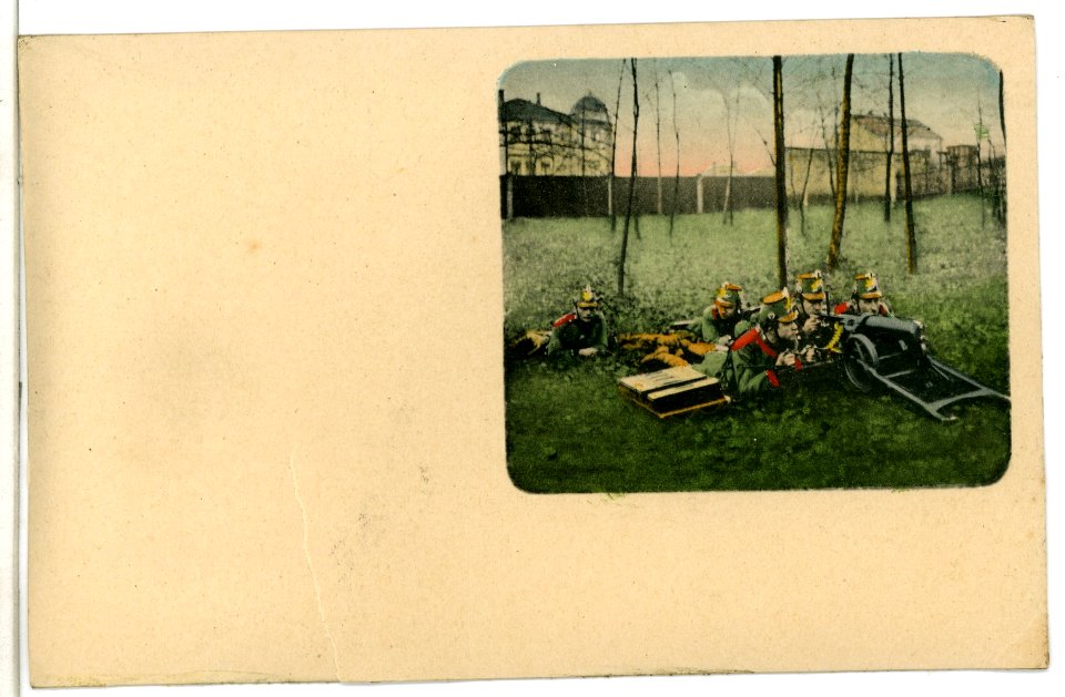 09626--1908-Maschinengewehr-Abteilung-Brück & Sohn Kunstverlag