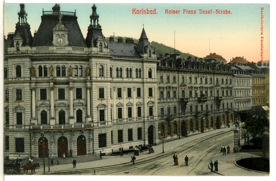 09931-Karlsbad-1908-Kaiser Franz Josef Straße-Brück & Sohn Kunstverlag
