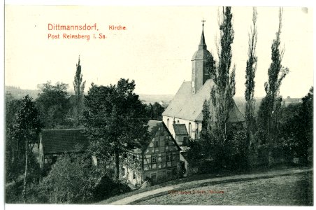 09585-Dittmannsdorf-1908-Kirche-Brück & Sohn Kunstverlag