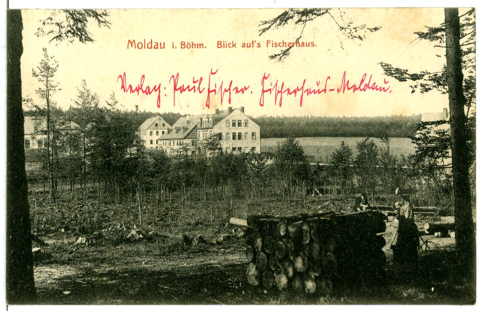 10935-Moldau-1909-Fischerhaus-Brück & Sohn Kunstverlag