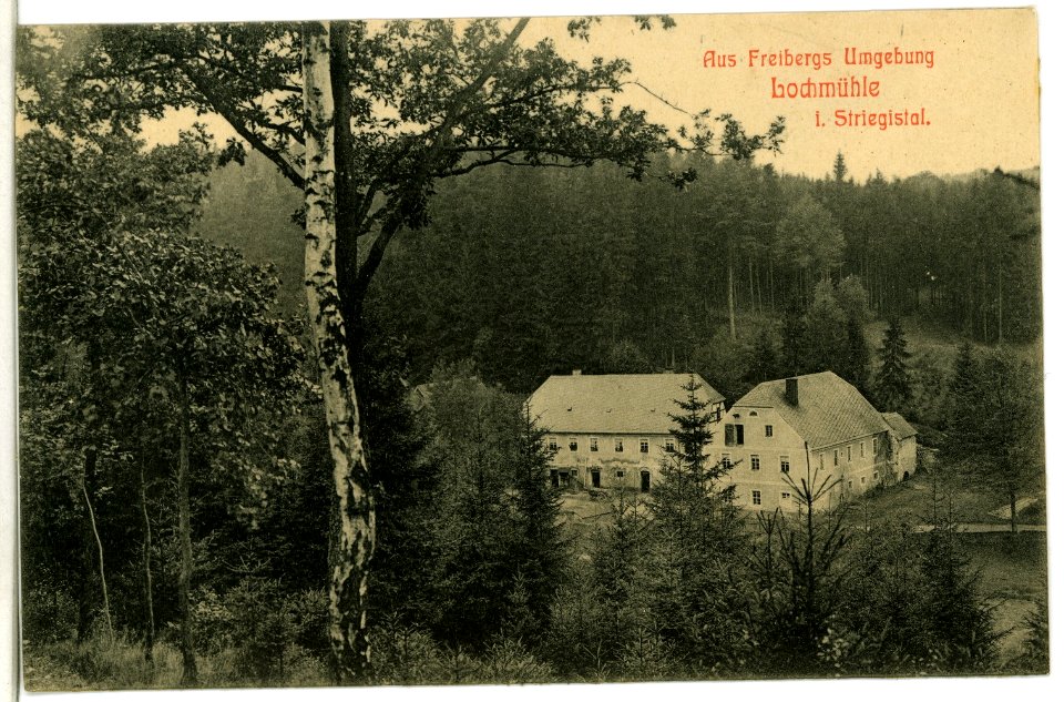10672-Freiberg-1909-Lochmühle im Striegistal-Brück & Sohn Kunstverlag