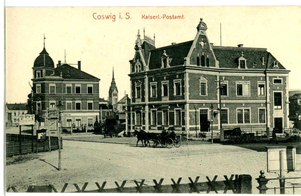 09718-Coswig-1908-Postamt-Brück & Sohn Kunstverlag