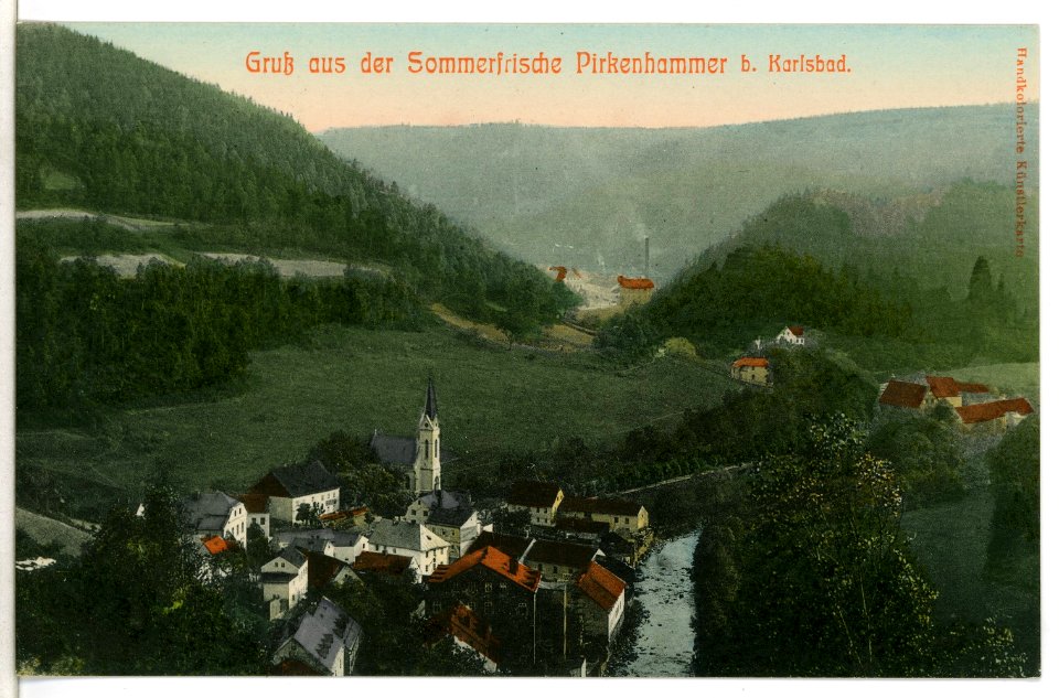 09828-Pirkenhammer-1908-Blick auf Pirkenhammer-Brück & Sohn Kunstverlag