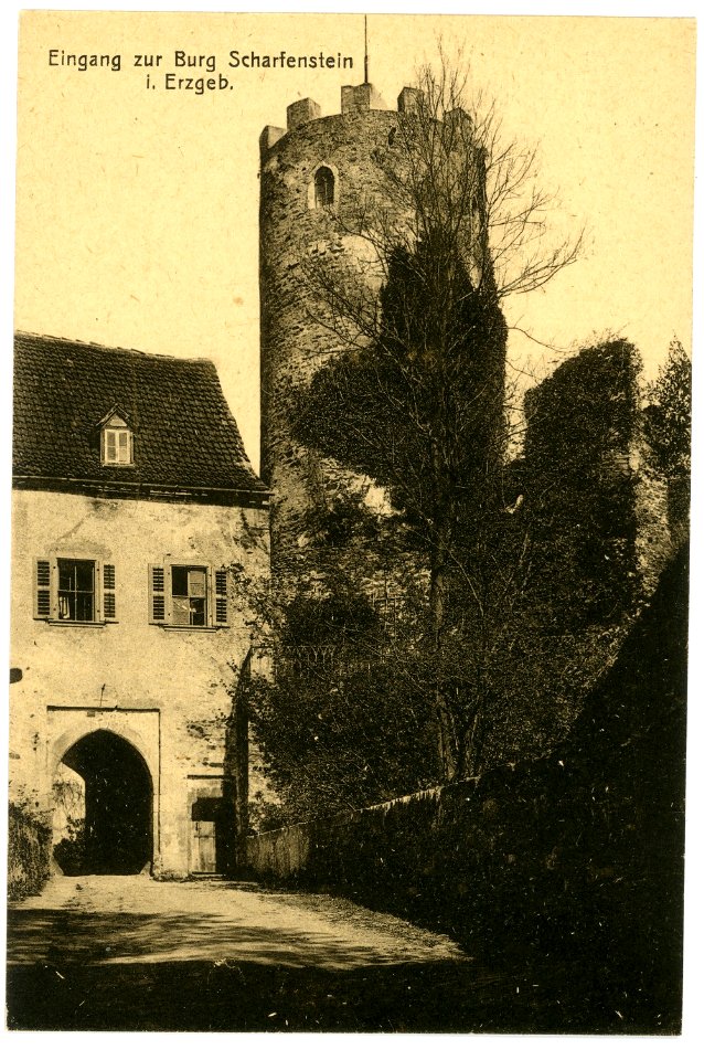 10921-Scharfenstein-1909-Schloß-Brück & Sohn Kunstverlag