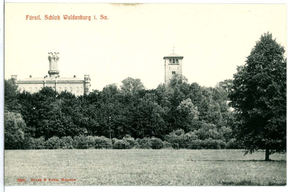 09591-Waldenburg-1908-Schloß-Brück & Sohn Kunstverlag