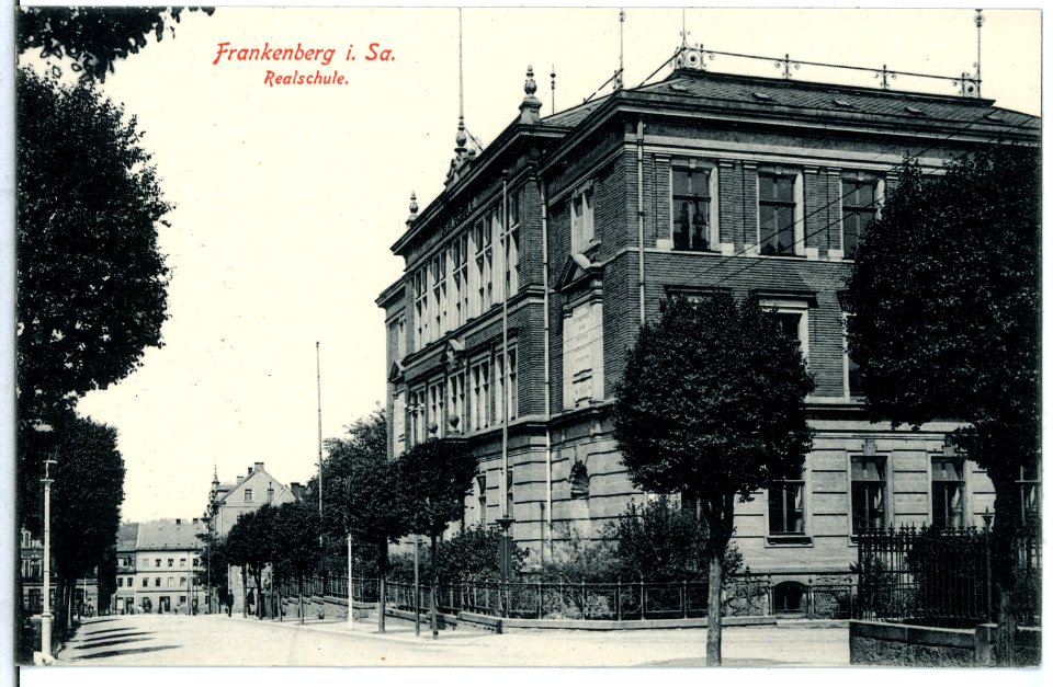 11146-Frankenberg-1910-Realschule-Brück & Sohn Kunstverlag