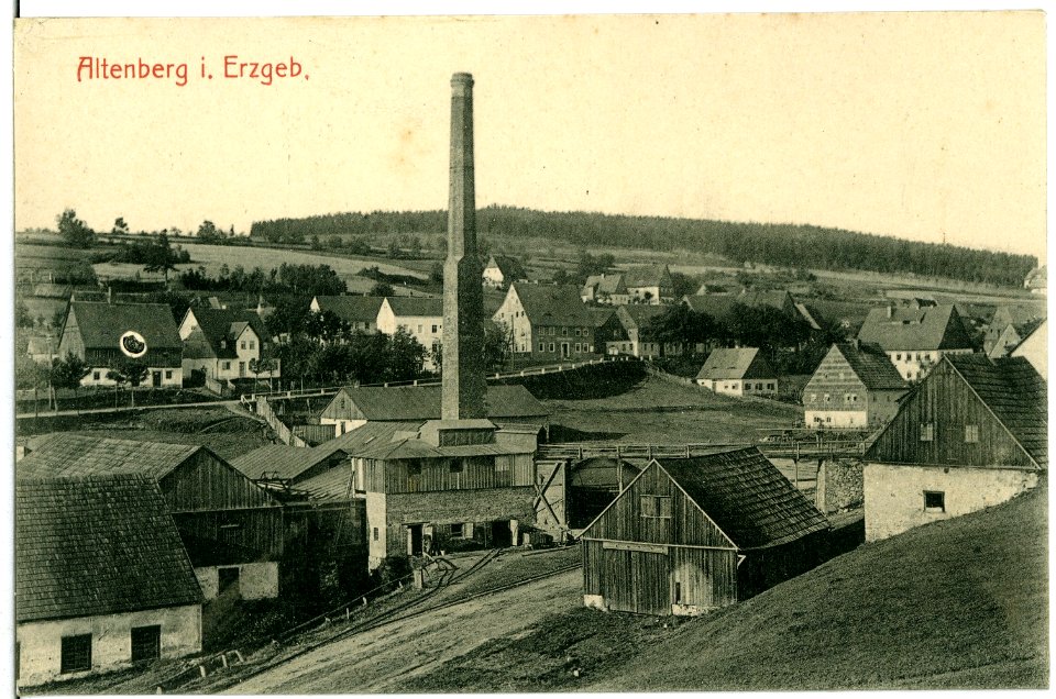 11136-Altenberg-1910-Blick auf Altenberg-Brück & Sohn Kunstverlag