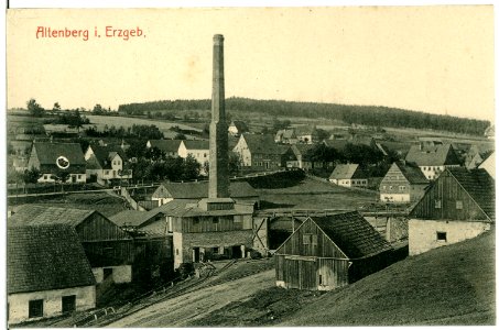 11136-Altenberg-1910-Blick auf Altenberg-Brück & Sohn Kunstverlag