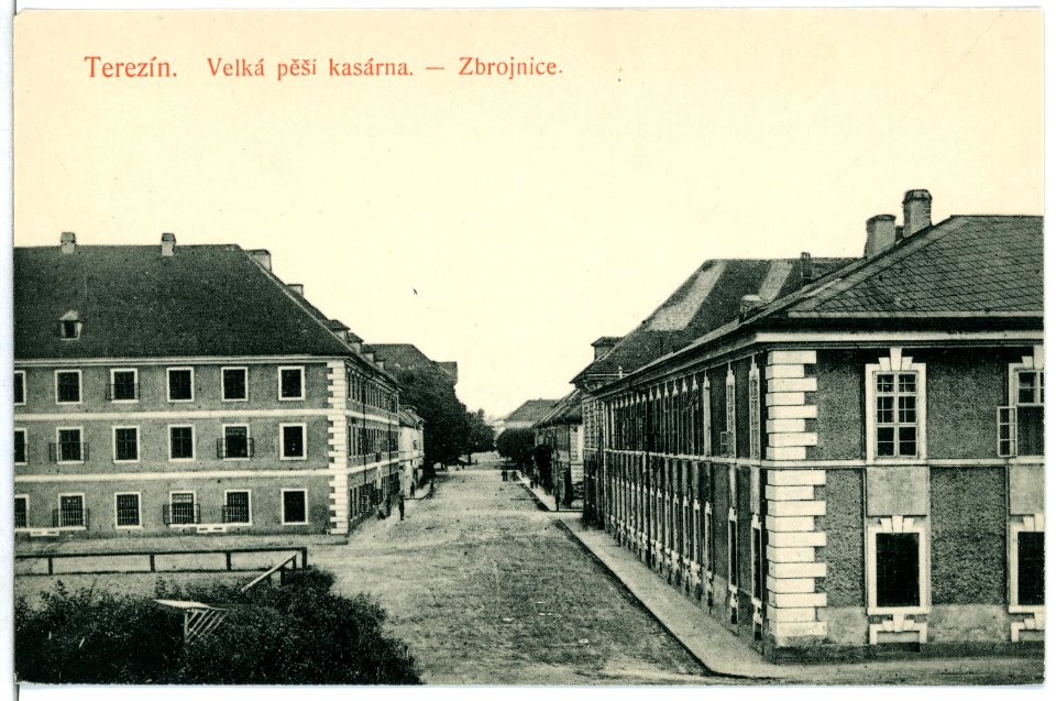10694-Theresienstadt-1909-Große Infanteriekaserne - Zeughaus-Brück & Sohn Kunstverlag