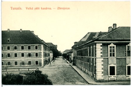 10694-Theresienstadt-1909-Große Infanteriekaserne - Zeughaus-Brück & Sohn Kunstverlag