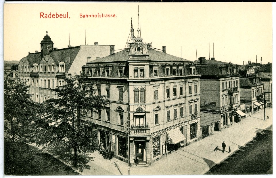 10926-Radebeul-1909-Bahnhofstraße-Brück & Sohn Kunstverlag
