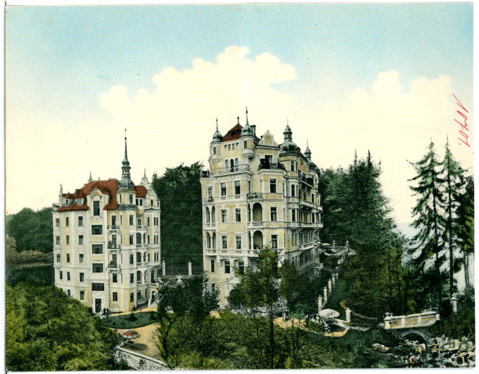 10701-Marienbad-1909-Schloß Balmoral und Osborne-Brück & Sohn Kunstverlag