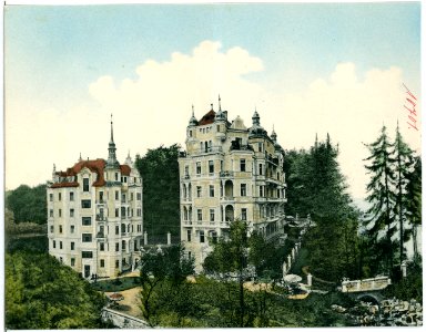 10701-Marienbad-1909-Schloß Balmoral und Osborne-Brück & Sohn Kunstverlag