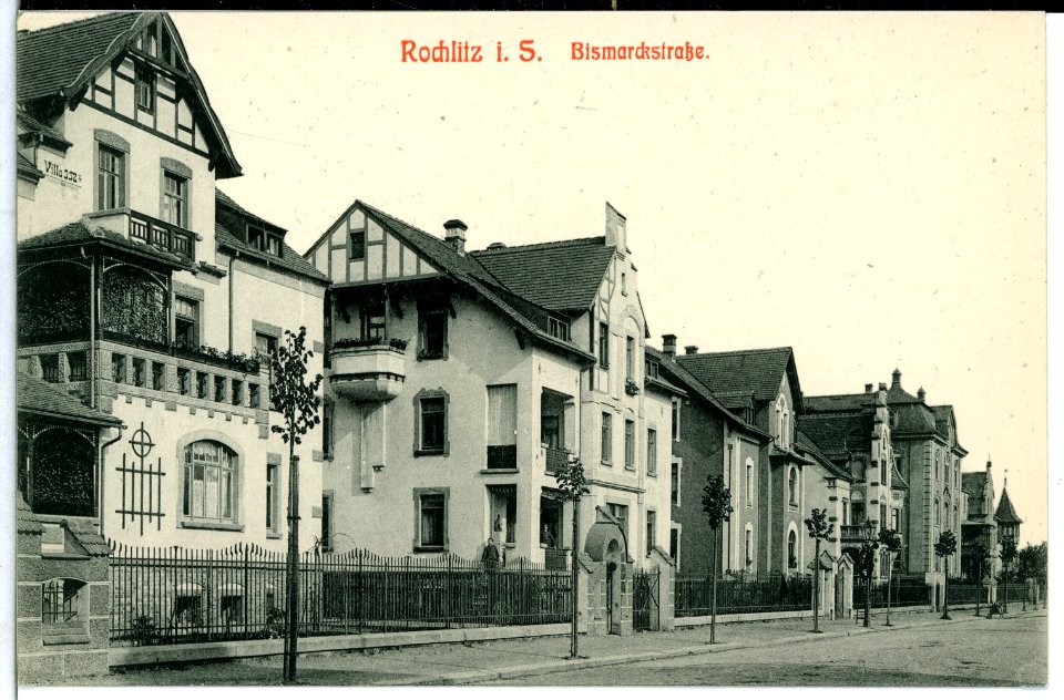 10906-Rochlitz-1909-Bismarckstraße-Brück & Sohn Kunstverlag