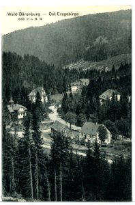09810-Wald-Bärenburg-1908-Blick auf Bärenburg-Brück & Sohn Kunstverlag