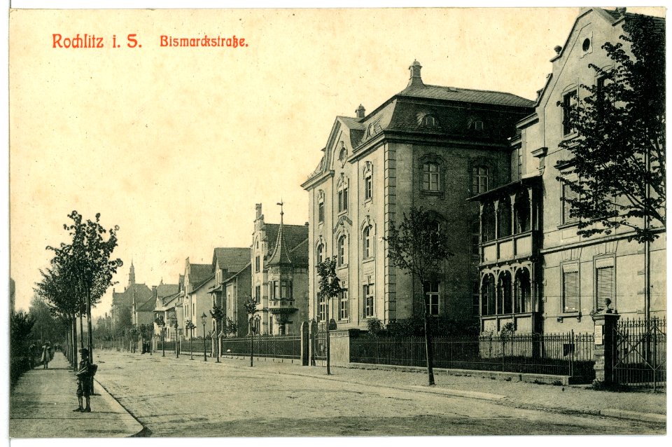 10907-Rochlitz-1909-Bismarckstraße-Brück & Sohn Kunstverlag