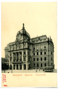 09785-Budapest-1908-Universität-Brück & Sohn Kunstverlag