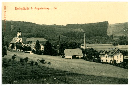 09670-Hohenfichte-1908-Blick auf Hohenfichte-Brück & Sohn Kunstverlag