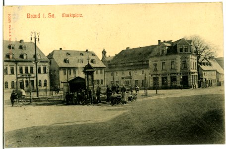 10665-Brand-1909-Marktplatz-Brück & Sohn Kunstverlag