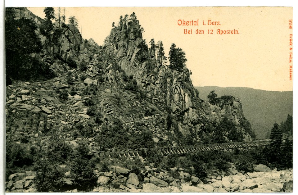 09796-Okertal-1908-Bei den 12 Aposteln-Brück & Sohn Kunstverlag