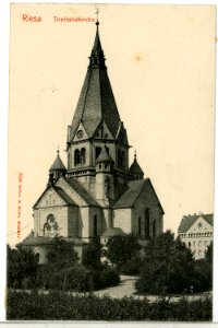09526-Riesa-1908-Trinitatiskirche-Brück & Sohn Kunstverlag