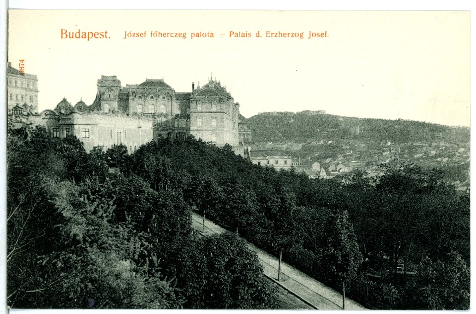 09874-Budapest-1908-Palais des Erzherzog Josef-Brück & Sohn Kunstverlag