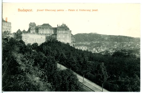 09874-Budapest-1908-Palais des Erzherzog Josef-Brück & Sohn Kunstverlag