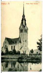 10610-Coswig-1909-Peter Paul Kirche-Brück & Sohn Kunstverlag