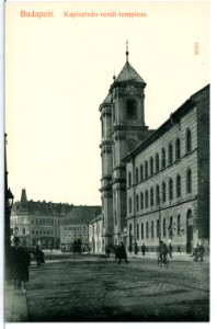 10734-Budapest-1909-Kapisztran rendi - templom-Brück & Sohn Kunstverlag